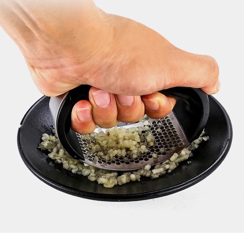 Stainless Steel Garlic Crusher, Garlic Grinder, Hand Held Garlic Press Stainless Steel Garlic Crusher, Garlic Grinder, Hand Held Garlic Press